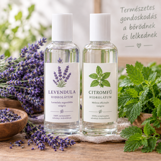 Kóstoló páros – 2 természetes növényi illatvíz (levendula + citromfű) 2×100 ml