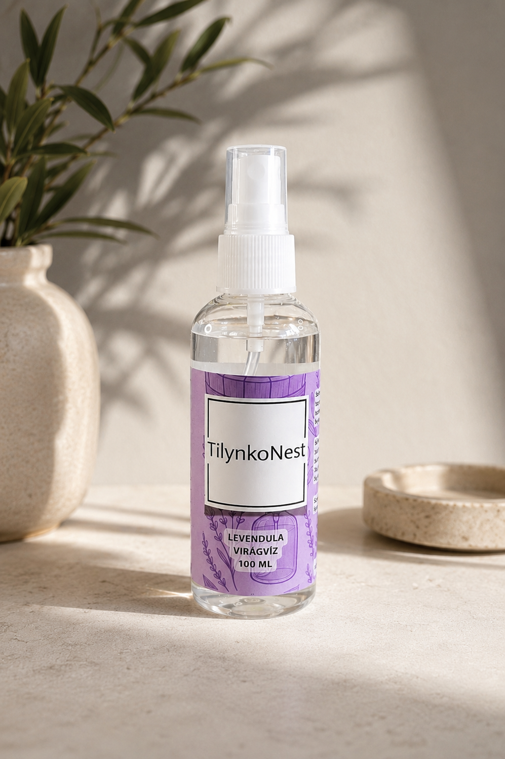 Levendula hidrolátum – növényi illatvíz 100 ml, tér-, textil- és szaunaillat