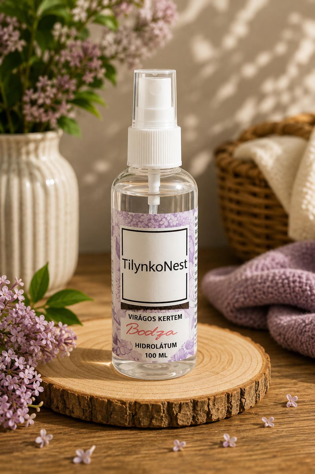 Bodzavirág hidrolátum – növényi illatvíz 100 ml, tér- és textilfrissítő