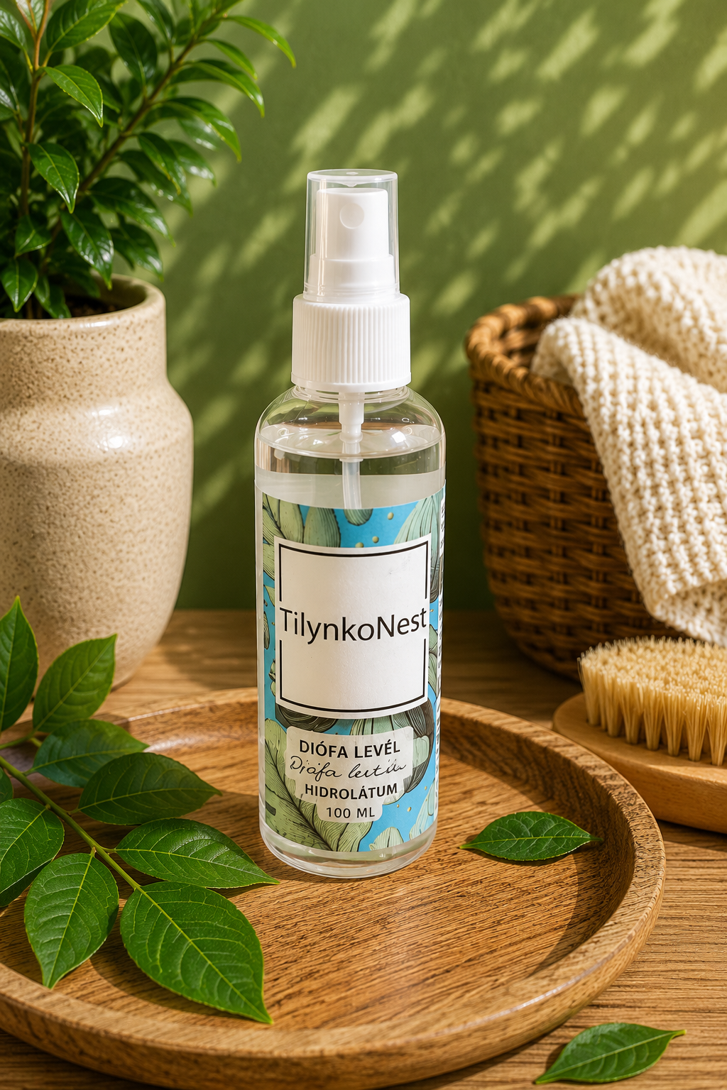Diófa levél hidrolátum – növényi illatvíz 100 ml, tér- és textilfrissítő